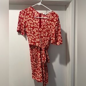Madewell floral rompers in 0